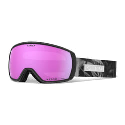 GIRO FACET WOMEN'S SNOW GOGGLE 2021: WHITE IRIDESCENT - VIVID PINK LENSES MEDIUM FRAME