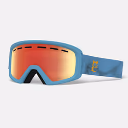 Giro Rev Youth Snow Goggles - Tie Dye Namuk Strap with Amber Scarlet L