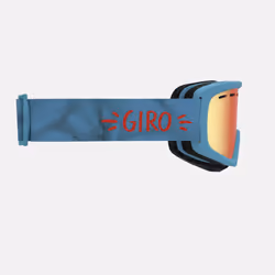 Giro Rev Youth Snow Goggles - Tie Dye Namuk Strap with Amber Scarlet L