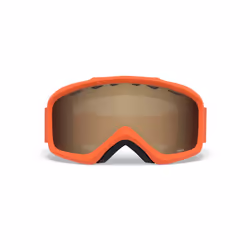 Giro Grade Youth Snow Goggles - Orange Black Blocks Strap with Amber R