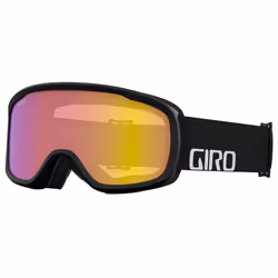Giro Cruz Ski Goggles - Snowboard Goggles for Men Women & Youth - Anti-Fog - OTG - Black Wordmark Strap with Yellow Boost Le ...