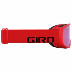 Giro Cruz Ski Goggles - Snowboard Goggles for Men  Women & Youth - Anti-Fog - OTG - Red Wordmark Strap with Yellow Boost Lens