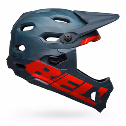 Bell Helmets Super DH Spherical, Full-face helmet, In-mold construction, Helmet visor, Matt
