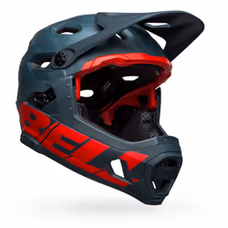 Bell Helmets Super DH Spherical Crimson, Blue