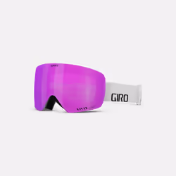 Giro Contour RS Vivid, Unisex, Cylindrical(flat) lens, White, Violet, One Size