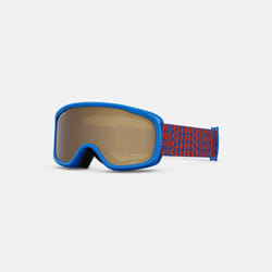 Giro Buster Kids Ski Goggles - Snowboard Goggles for Youth  Boys  Girls- Blue Constant Strap with Amber Rose Lens
