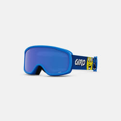 Giro Buster Kids Ski Goggles - Snowboard Goggles for Youth  Boys  Girls- Blue Faces Strap with Grey Cobalt Lens