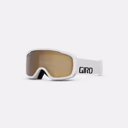 Giro Buster Basic, White, Unisex, Cylindrical(flat) lens, White, Brown, One Size