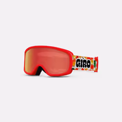 Giro Buster Flash, Red, Unisex, Cylindrical(flat) lens, Red, Yellow, Red, One Size
