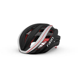 Giro Aether Spherical Road Helmet - L / 59-63 CM, Matt Black / White / Red