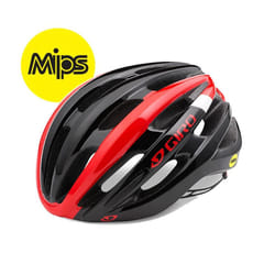 Giro Foray MIPS Road Helmet - S - 51-55 CM, Bright Red / White / Black