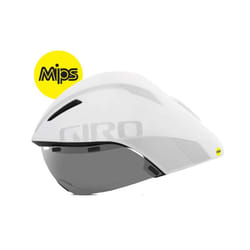 Giro Aerohead Ultimate MIPS Aero / Tri Helmet - L - 59-63 CM, Matt White