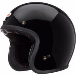 Bell Custom 500 Solid Jet Helmet, black, Size M for Men