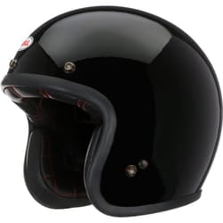 Bell Custom 500 Solid Jet Helmet, black, Size M for Men