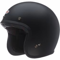 Bell Custom 500 Solid Jet Helmet, black, Size L for Men