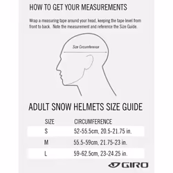 Giro Surface S Ski Helmet - Snowboard Helmet for Men  Women & Youth - Matte Black Large