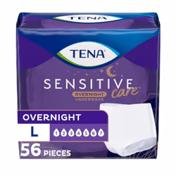 TENA Incontinence Underwear for Women Overnight Absorbency Intimates - Large - 14 Count (Pack of 4) (Packaging May Vary)