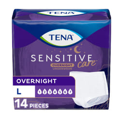 TENA Overnight Underwear  Large  14 Count