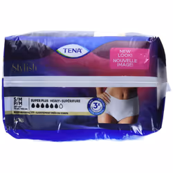 Tena Incontinence Underwear for Women  Super Plus Absorbency  Small/Medium  18 Count