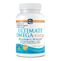 Nordic Naturals  Ultimate Omega + CoQ10, 1280mg , 60 softgels