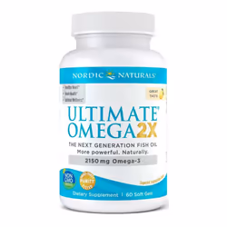 Nordic Naturals Ultimate Omega 2X, 2150mg, Lemon, 60 softgels