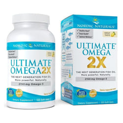 Nordic Naturals  Ultimate Omega 2X, 2150mg, Lemon, 120 softgels