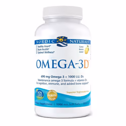 Nordic Naturals Omega-3D, Lemon , 690mg - 120 softgels