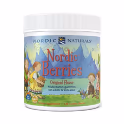 Nordic Naturals  Nordic Berries Multivitamin, Cherry Berry, 120 gummy berries