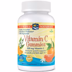 Nordic Naturals  Vitamin C Gummies, 250mg, Tangerine, 60 gummies