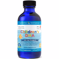 Nordic Naturals Children's DHA, 530mg, Strawberry, 119 ml.