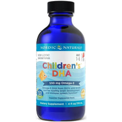 Nordic Naturals  Children's DHA, 530mg, Strawberry, 119 ml.