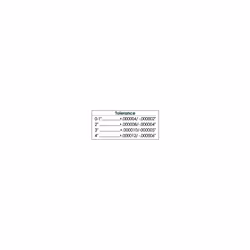 HHIP 4101-0733 Individual Rectangular Gage Bock  0.122"" Size