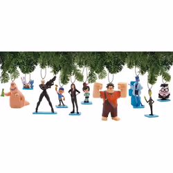 Disney Wreck it Ralph Breaks The Deluxe Holiday Ornament Set of 10