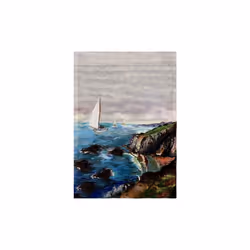 12.5 x 18 in. Sailing the Cliffs Flag