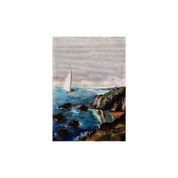 12.5 x 18 in. Sailing the Cliffs Flag