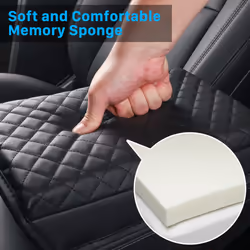 Carwiner Center Console Cover for Tesla Model 3 Model Y  PU Leather Ar