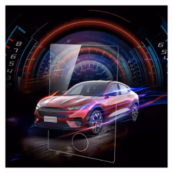 Carwiner 2PCS Screen Protector Compatible with 20212024 Mustang MachE  155 Inch Navigation  102 Inch Dashboard Set  Center