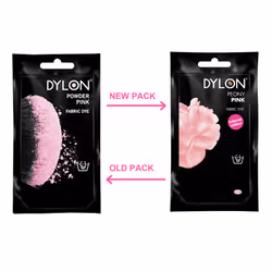 Dylon Hand Fabric Tie Dye used Worldwide by Best Designers  Multi-Purpose  Suitable for Small Natural Fabrics  Permanent and Easy to Apply  Color: Pow