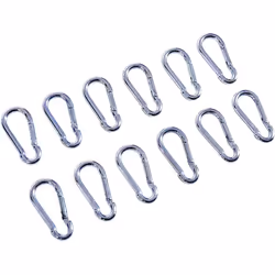 Amtech 5 x 50mm Snap Hooks (12 Pieces)