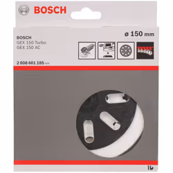 Bosch Professional 2608601185 Sanding pad Medium-Hard, 150 mm, Black/White