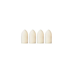 422 Polishing Points Multipack, 4 Polishing Points for Polishing Metals and Plastics on Flat Surfaces or Holes (10 mm)