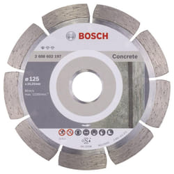 Professional 1x Diamond Cutting Disc Standard for Concrete (for Concrete, Cellular Concrete, Ã 125 x 22,23 x 1,6 x 10 mm, Accessories for Angle