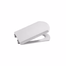 Roca Hall Replacement White WC Toilet Seat with Soft Close Hinges 801622004