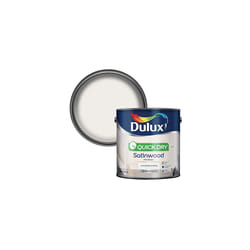 Quick Dry Satinwood Paint For Wood And Metal - Pure Brilliant White 2. 5 Litres