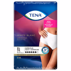 TENA Women Super Plus Underwear  Incontinence  Disposable  Heavy Absorbency  XL  14 Count