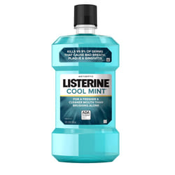 Listerine Antiseptic Mouthwash  Cool Mint 33.8 oz (Pack of 2)