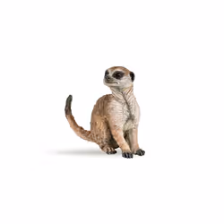 Papo -Hand-Painted - Figurine -Wild Animal Kingdom - Sitting Meerkat -50207 -Collectible - for Children - Suitable for Boys a ...