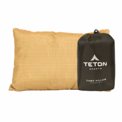 TETON Sports Camp Pillow; Great for Travel  Camping and Backpacking; Washable  Green  12 x 18 inches; 9.6 Ounces