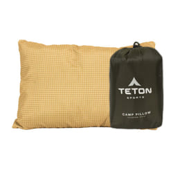 TETON Sports Camp Pillow; Great for Travel  Camping and Backpacking; Washable  Green  12 x 18 inches; 9.6 Ounces