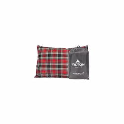 TETON Sports Camp Pillow; Great for Travel  Camping and Backpacking; Washable  Grey  12 x 18 inches ; 9.6 ounces